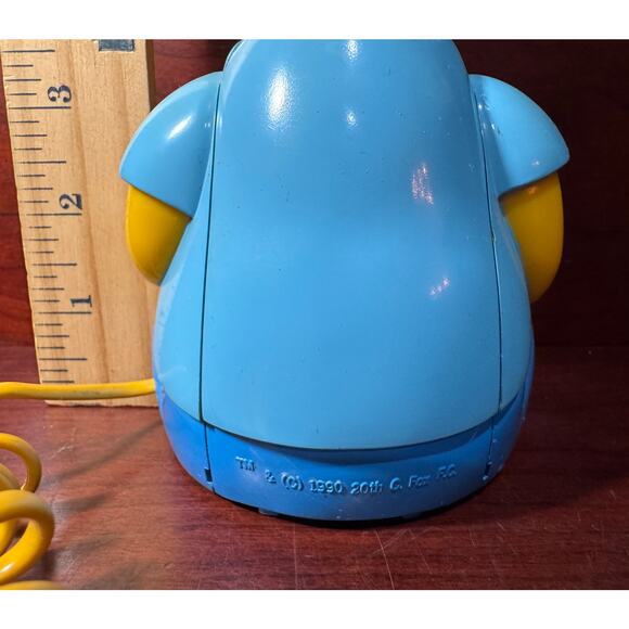 Vintage 1990 Bart Simpson Telephone Columbia Tel-Com Cool Man The Simpsons - Picture 5 of 9